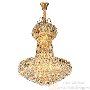 Đèn chùm pha lê cao cấp Ø600*H700+500, E14*12 lamp, 91 crystals K9 type 1, 9 crystals K9 type 1 NC 8047